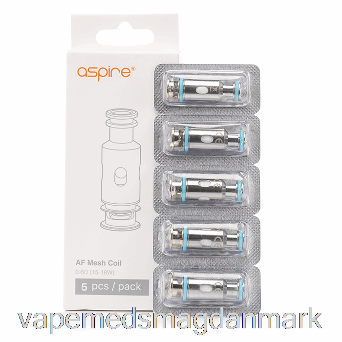 Vape Juice Aspire Af Udskiftningsspoler 0,6ohm Mesh Coils